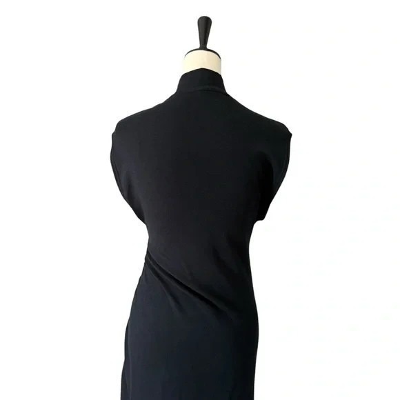 Daily Practice by Anthropologie Black Ruched Maxi Dress Women's M NWT $98 - Picture 6 of 12